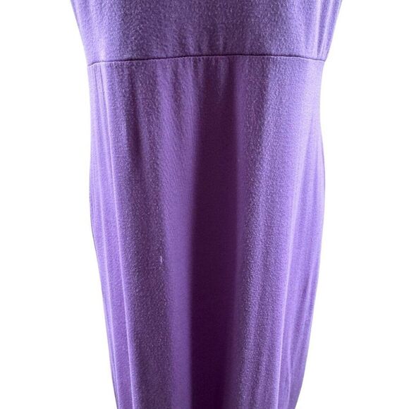 Athleta Women Santorini High Neck A-Line Dress Purple Sleeveless Size Medium - Picture 3 of 12